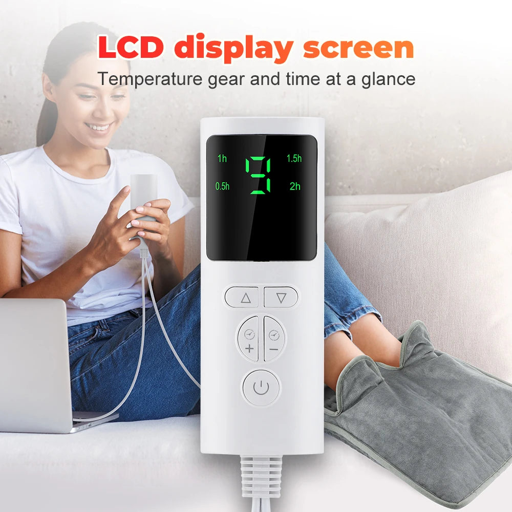 Electric Heating Foot Warmer 9 Level Heated Foot Warming Device for Cold Winter