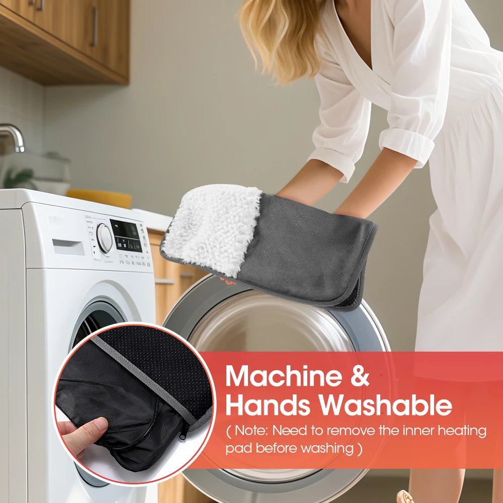 Winter Electric Foot Warmer USB Charging Soft Plush Washable