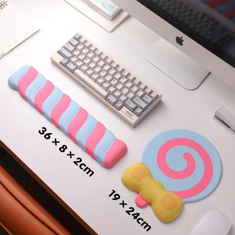 Lollipop Silicone Wrist Mouse Pad
