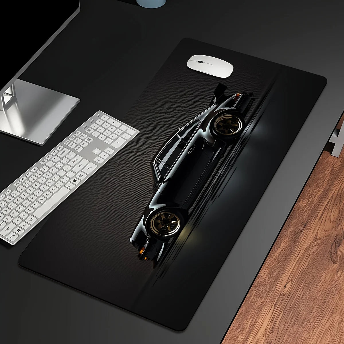 Black Classic Car Large