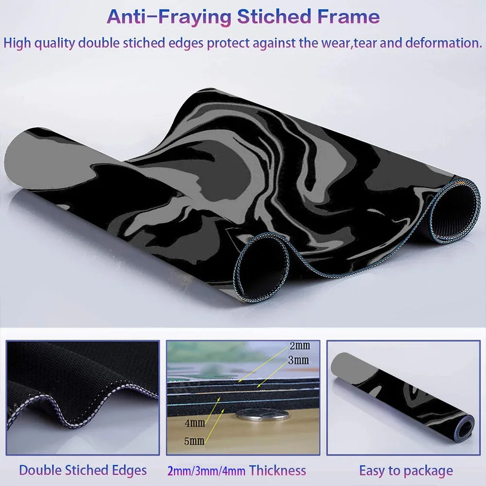 Line Liquid Mouse Pad Topographic