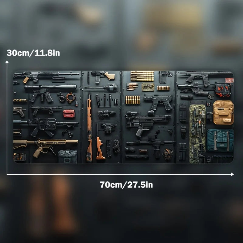 Gun Large Gaming Mouse Pad
