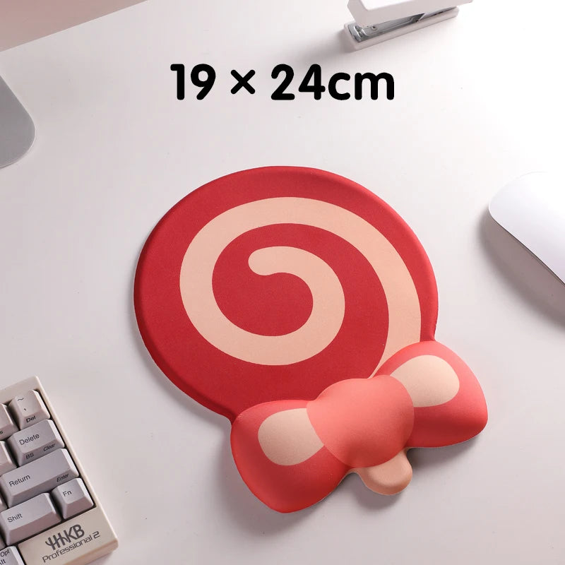 Lollipop Silicone Wrist Mouse Pad
