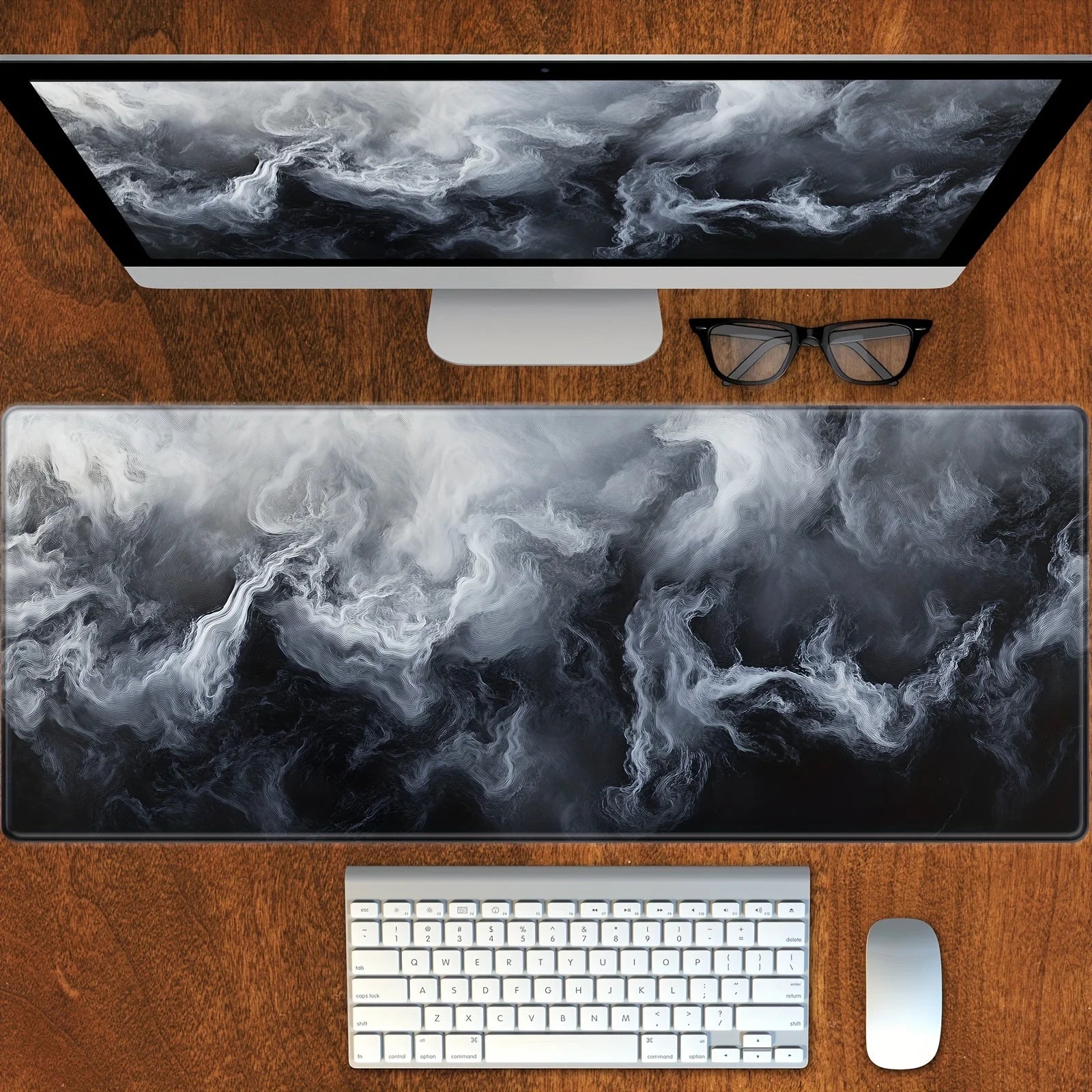 Large mouse pad smoke