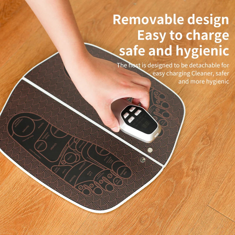 Foot Massager Pad remote control Muscle Stimulation Improves Blood Circulation Acupoints massage usb charge home