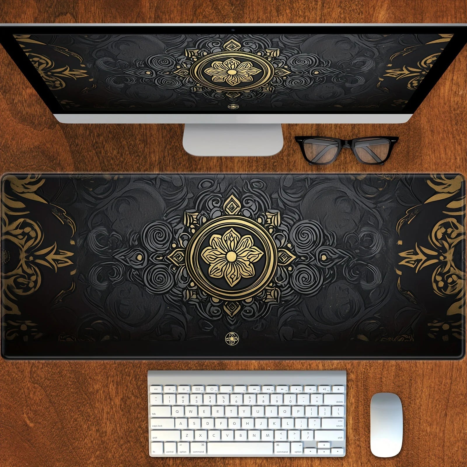 Mandala Flower Desk Mat