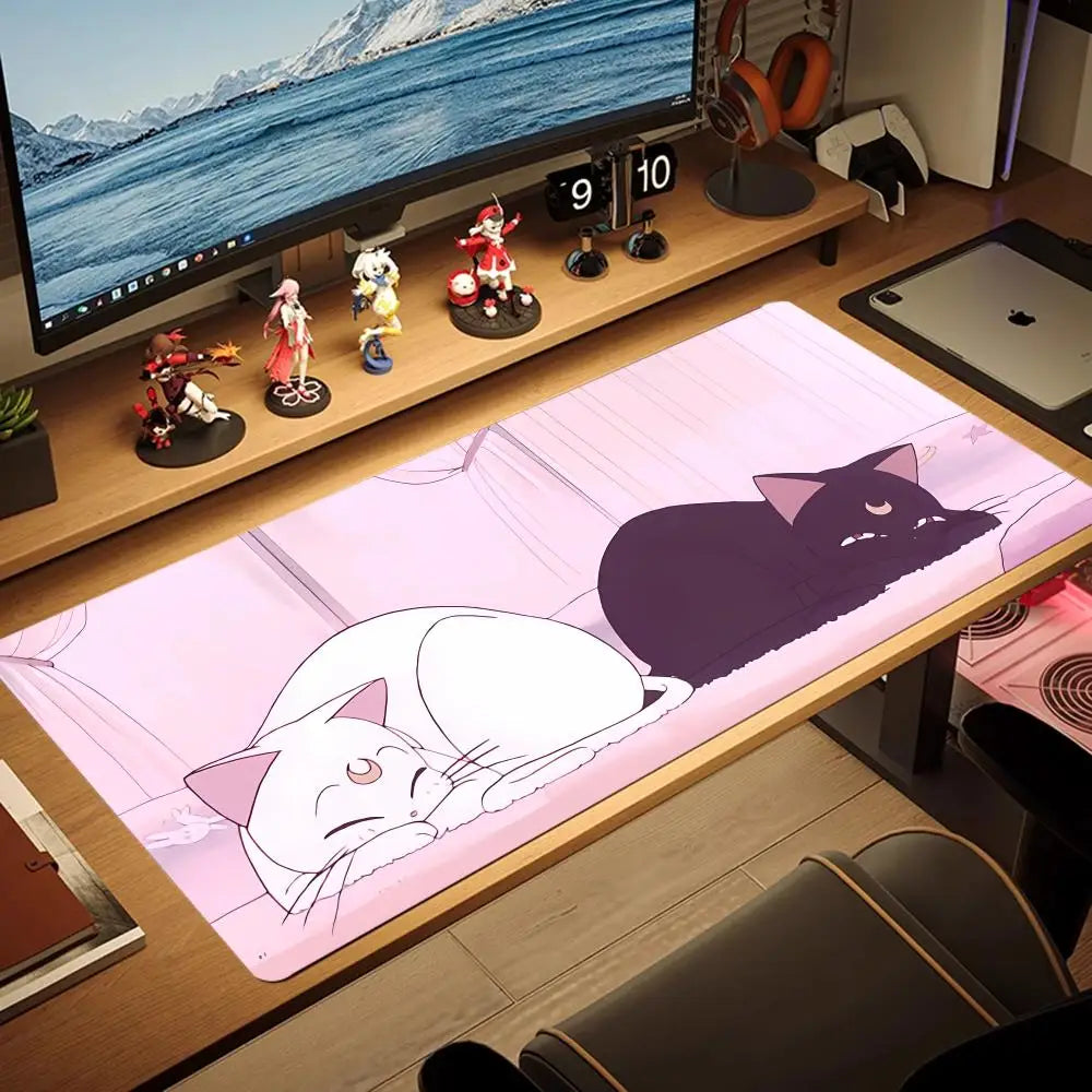 Cute Anime cat Mouse