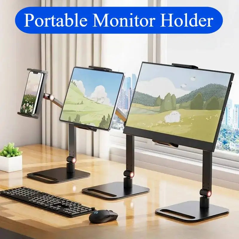 Portable Adjustable Monitor Screen Bracket Holder for 12-17.3 Inch