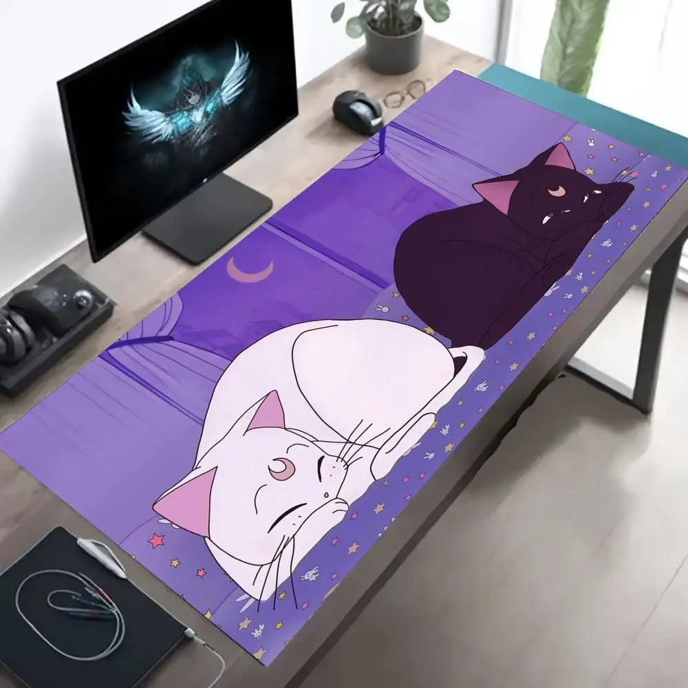 Cute Anime cat Mouse