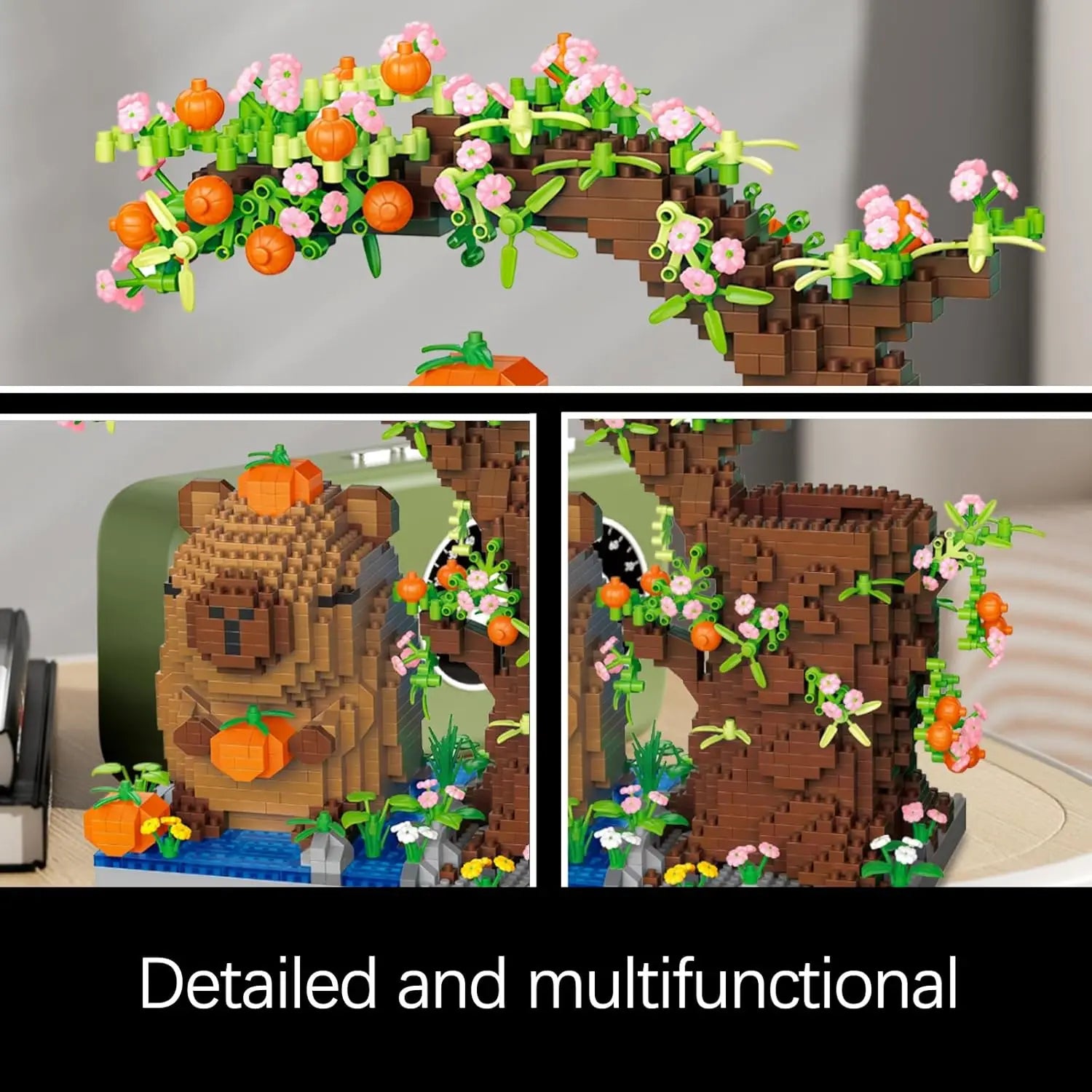 Capybara Building Block Pen Holder Multi-Function