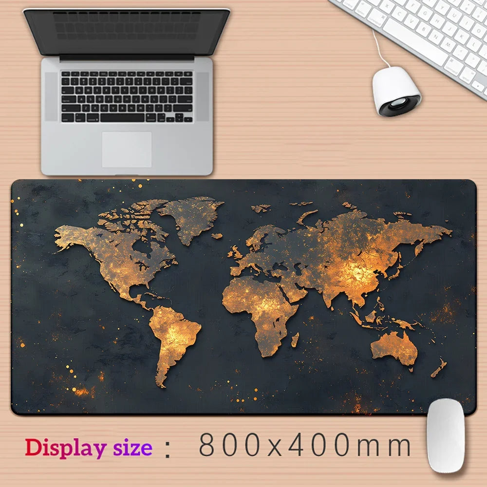 World Map Mouse Pad