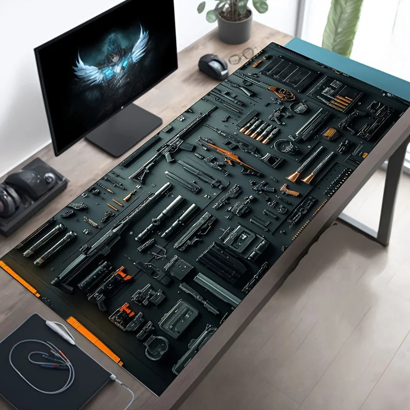 Gun parts assembly Mouse Pad