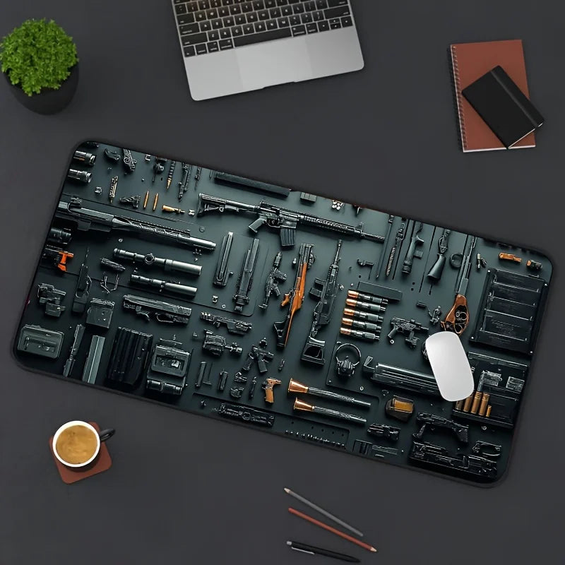 Gun parts assembly Mouse Pad