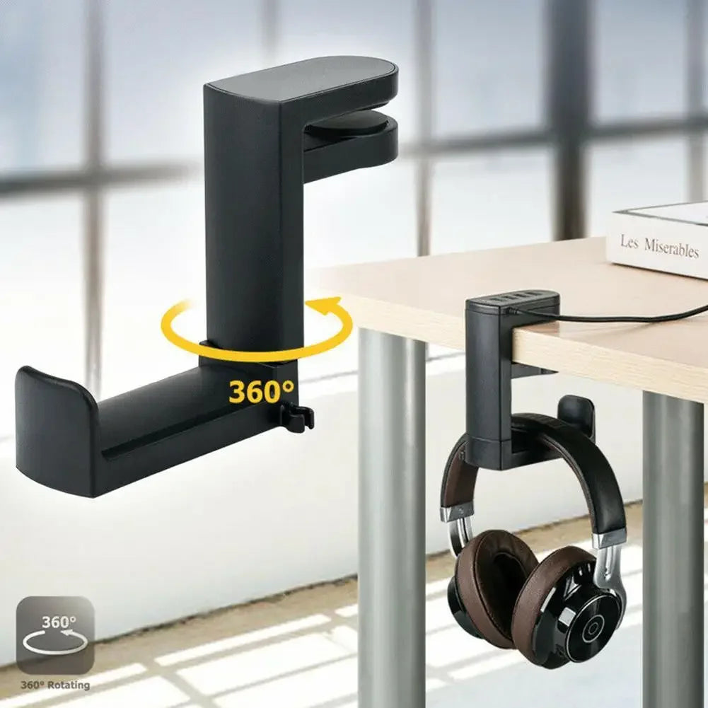 Headphone Stand Headset Hook Holder,