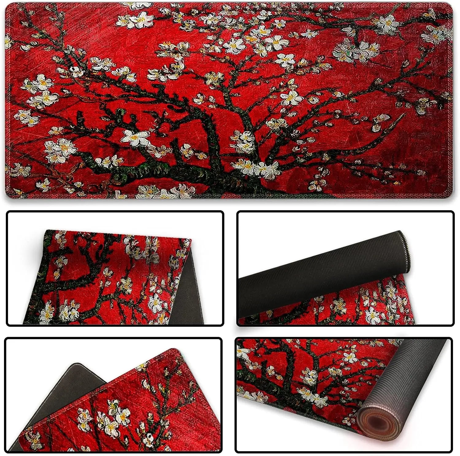 Many Pattern Tree Scale Wave Decor Reb Backgroung