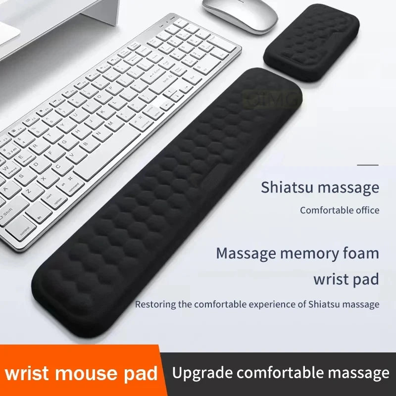 Wrist Mouse & Keyboard Protection Rest Pad Massage Texture