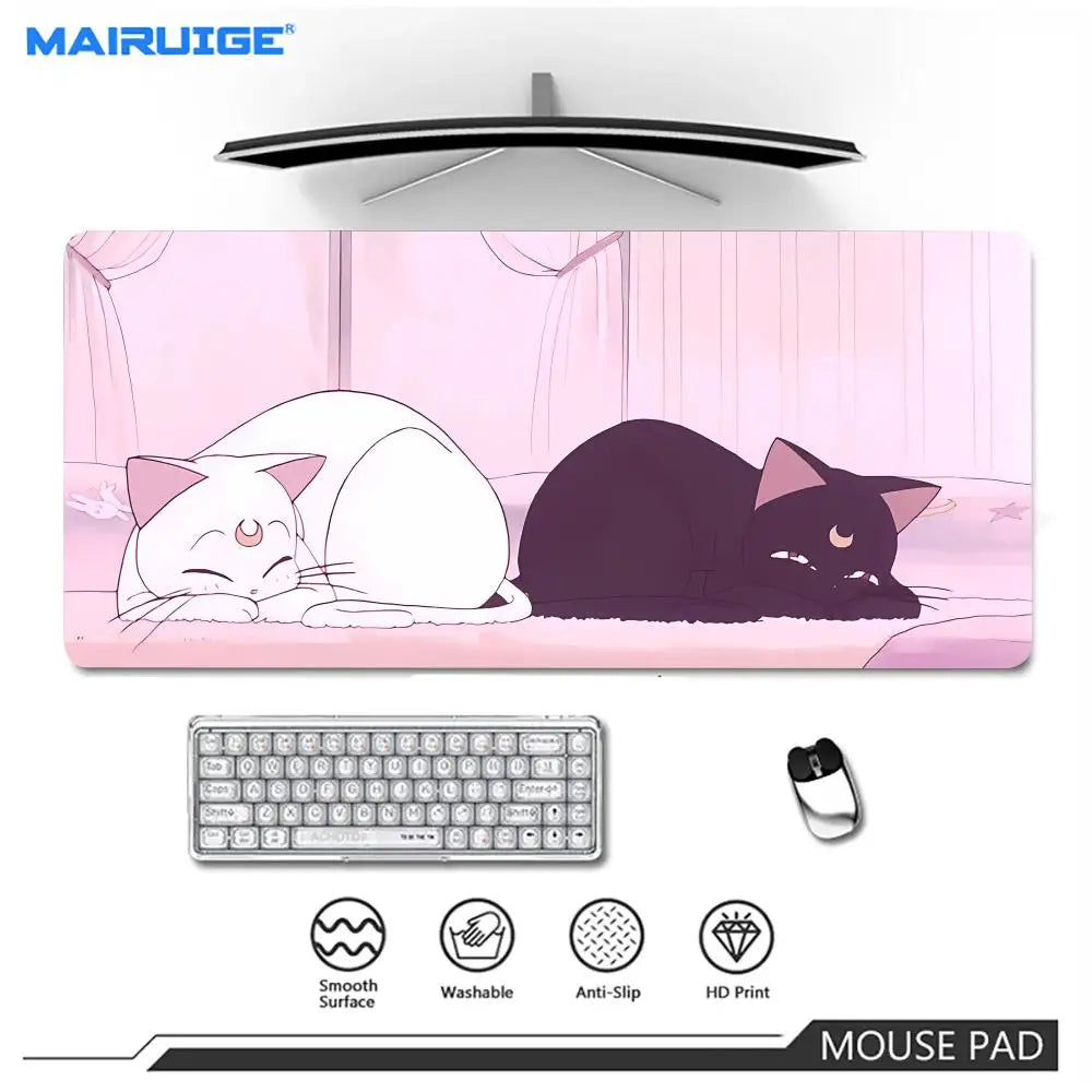 Cute Anime cat Mouse