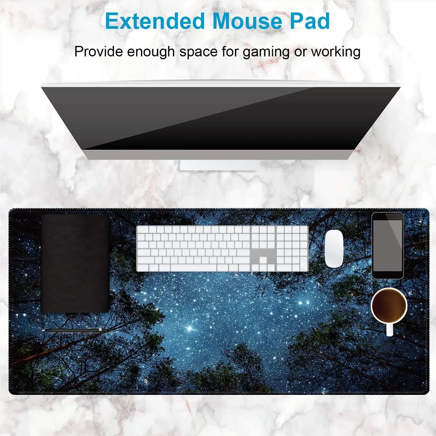 Forest Starry Gaming Mouse Pad