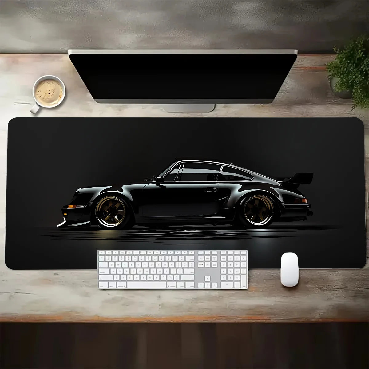 Large White Sports Car Design