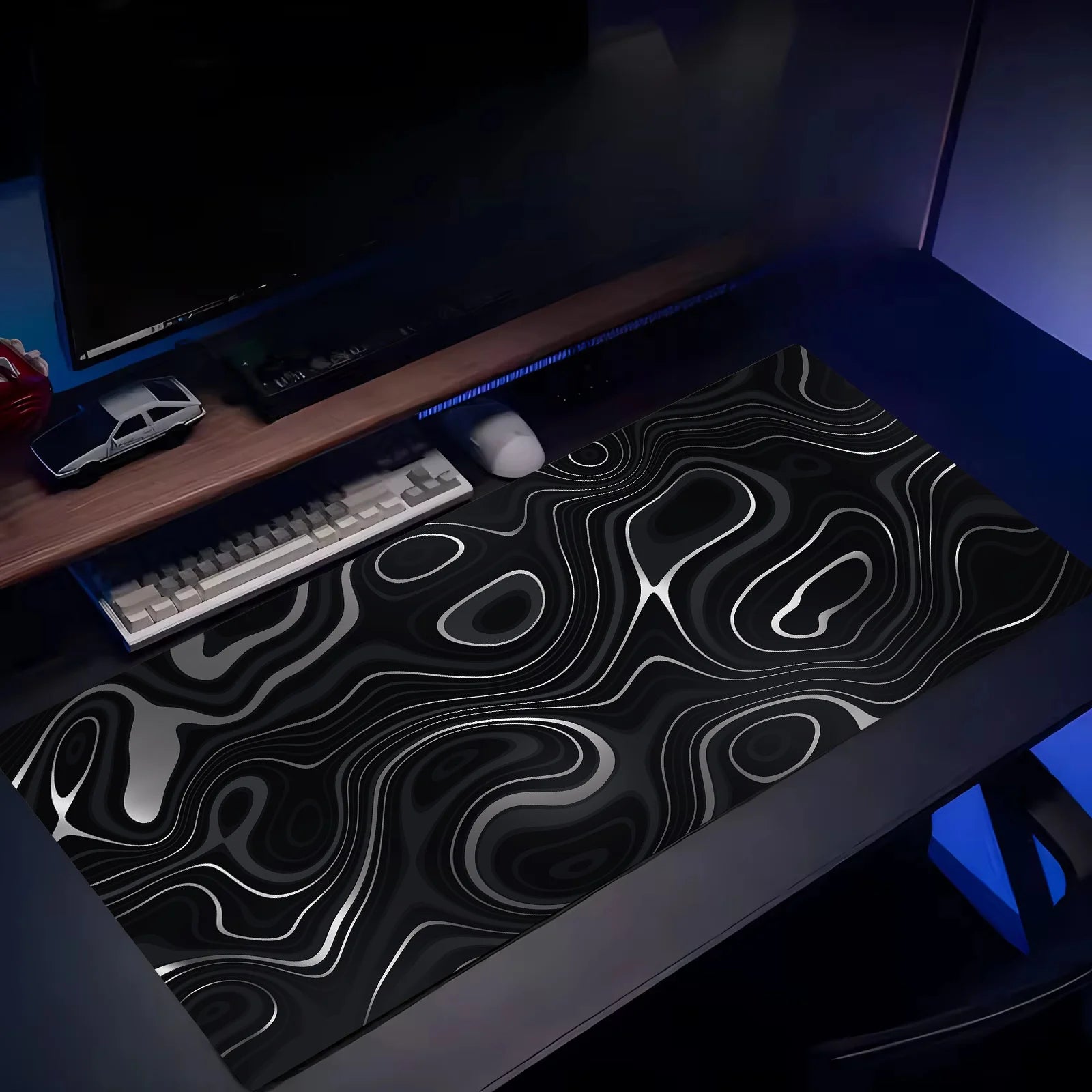 Colorful line Black White