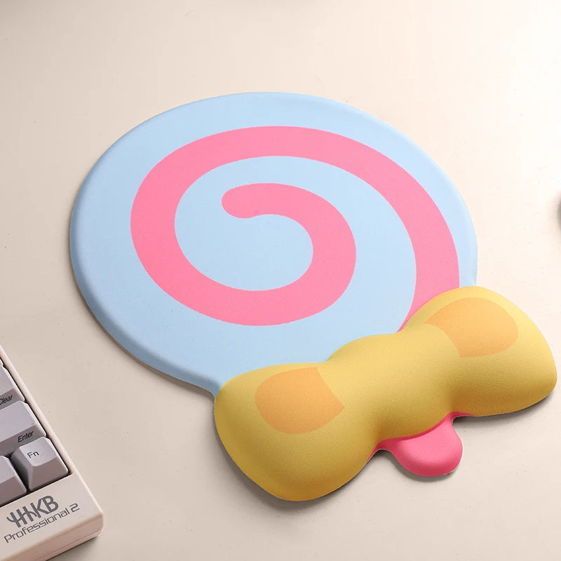 Lollipop Silicone Wrist Mouse Pad