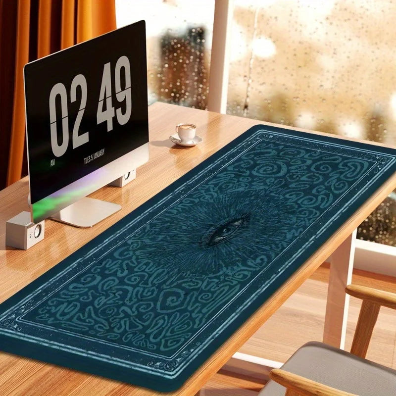 Retro Art Eye Design Blue