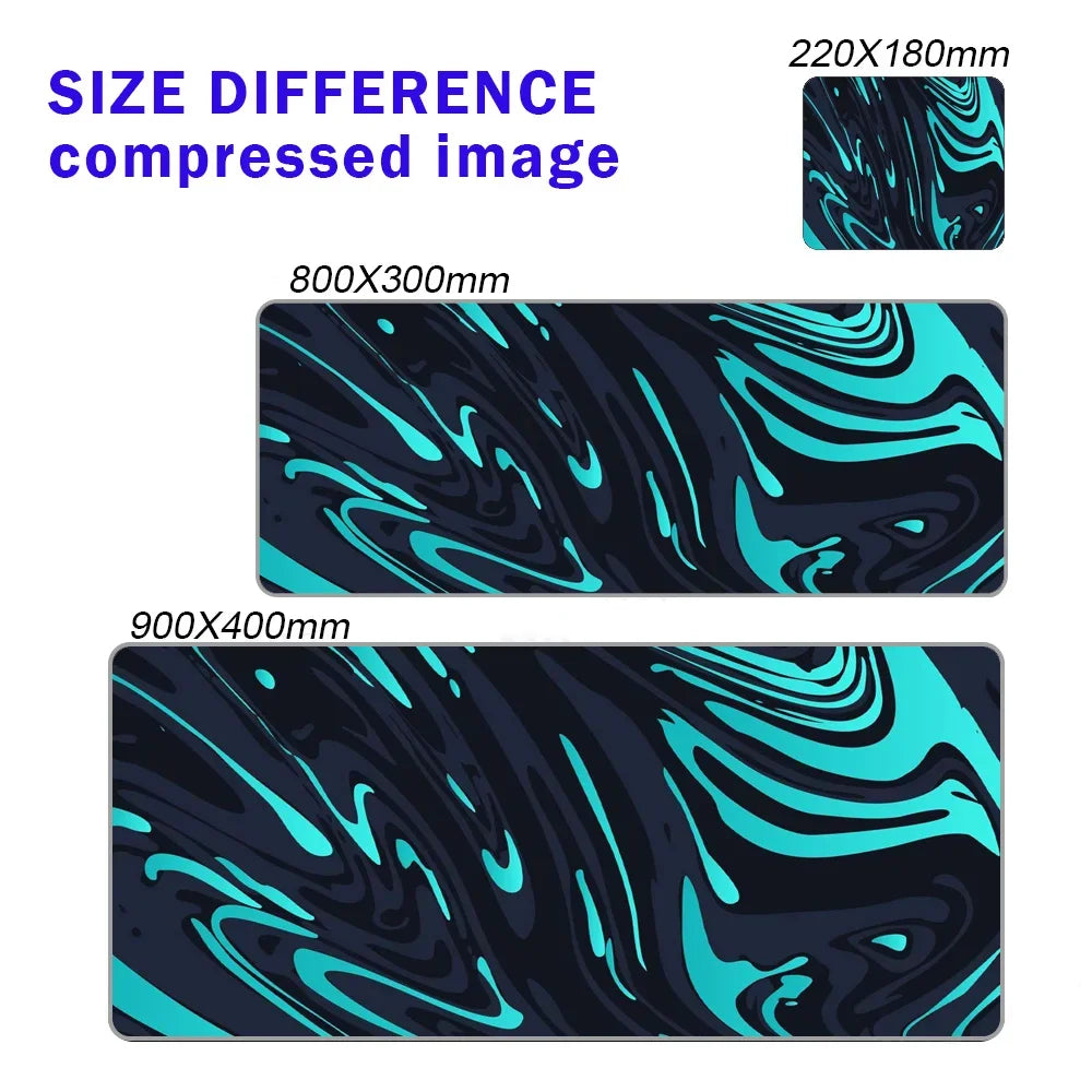 Line Liquid Mouse Pad Topographic