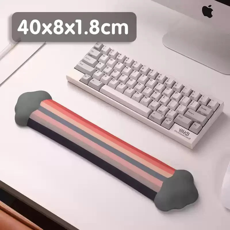 Ergonomic Cloud Wrist Pad - Rainbow Gradient