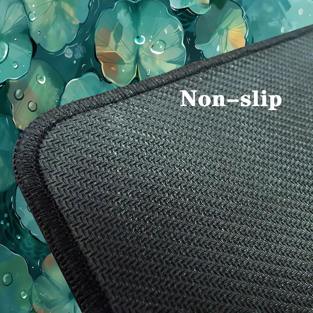 Pond lotus leaf Mouse PC Pad