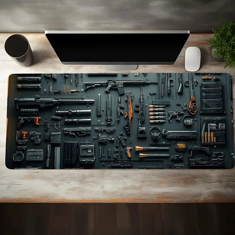 Gun parts assembly Mouse Pad