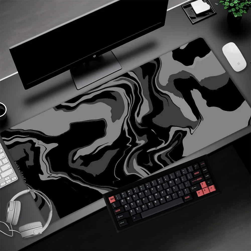 Line Liquid Mouse Pad Topographic