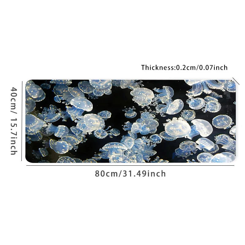 Clear Jellyfish Mouse Pad