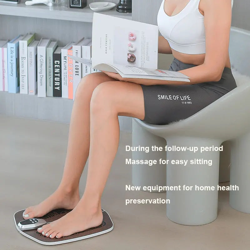 Foot Massager Pad remote control Muscle Stimulation Improves Blood Circulation Acupoints massage usb charge home