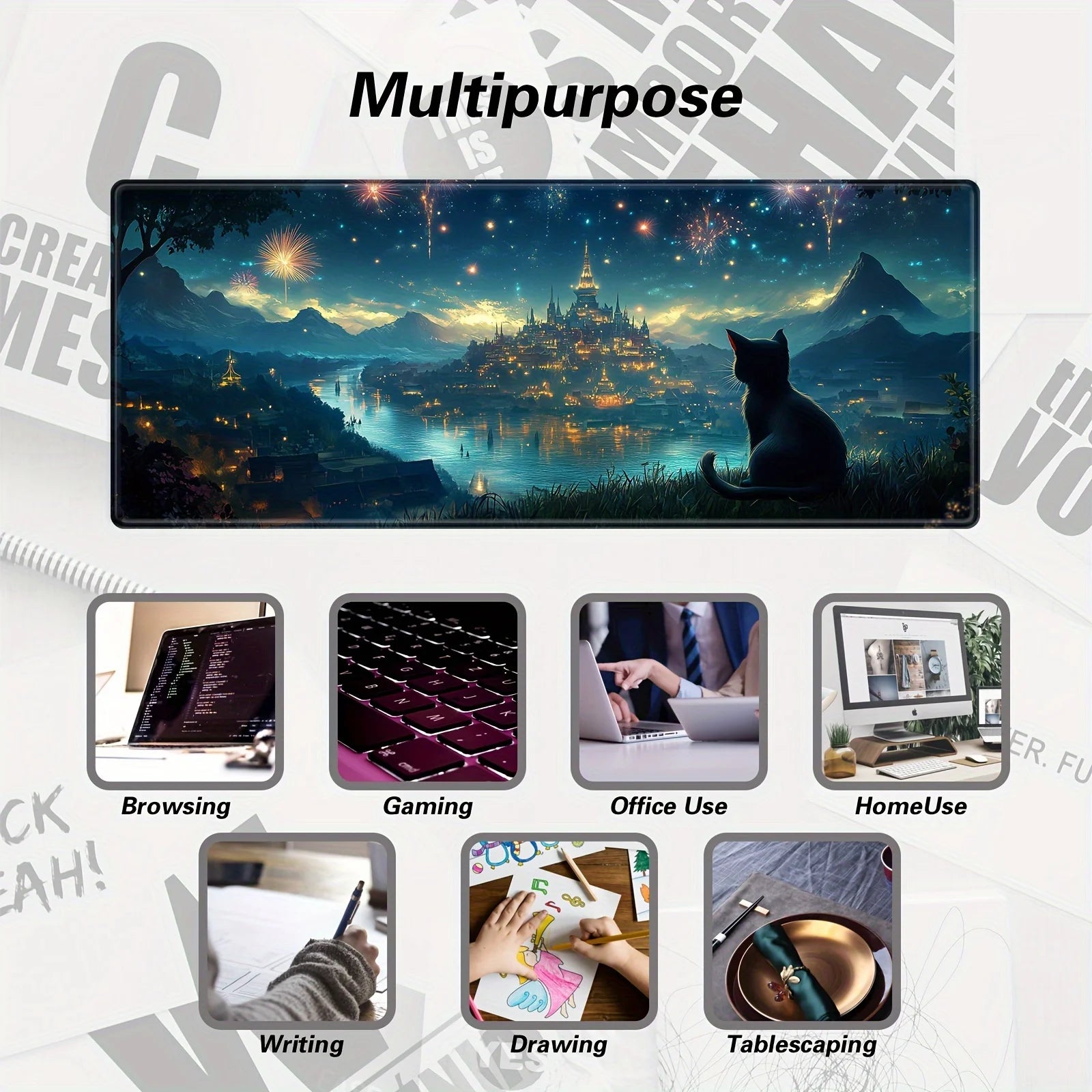 Fantasy World Black Cat