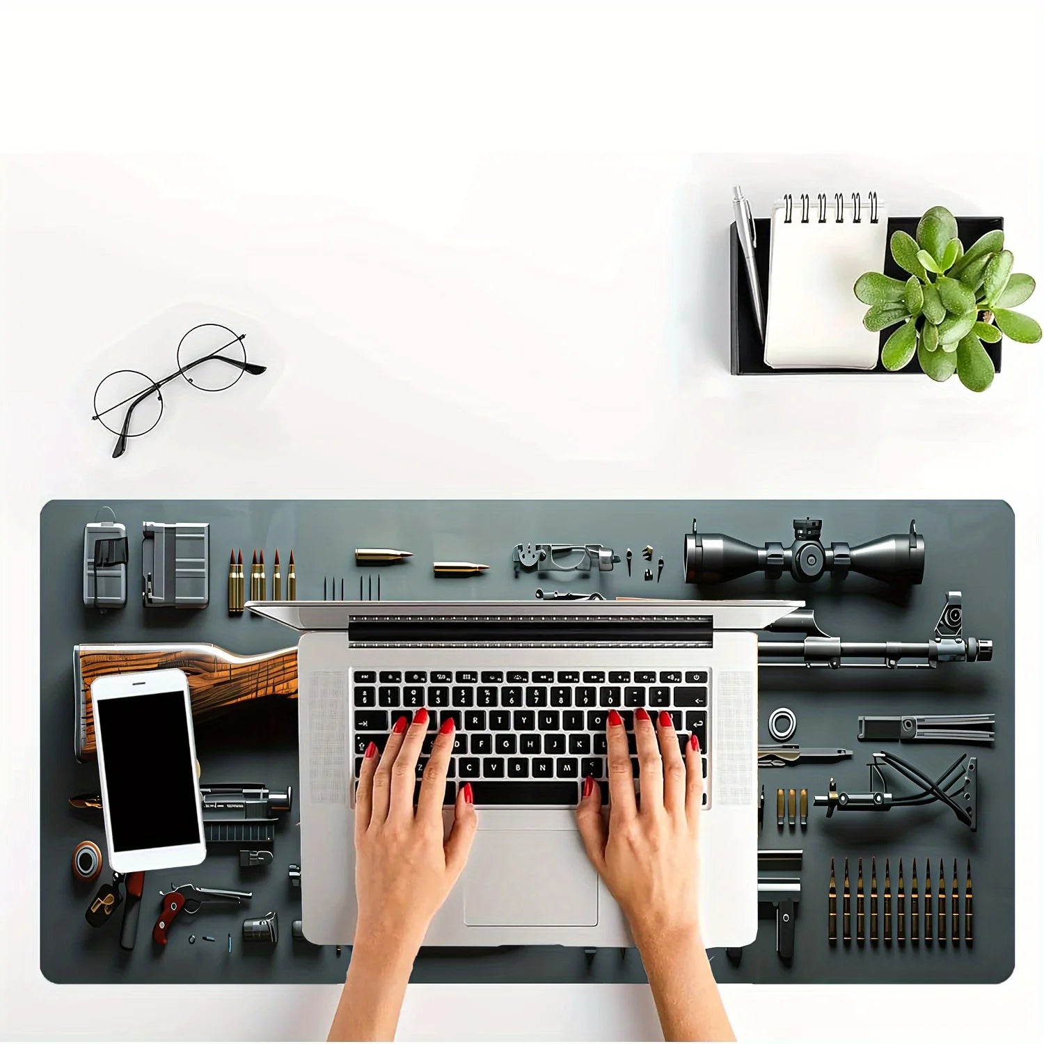 Firearm Design Mouse Pad Gaming