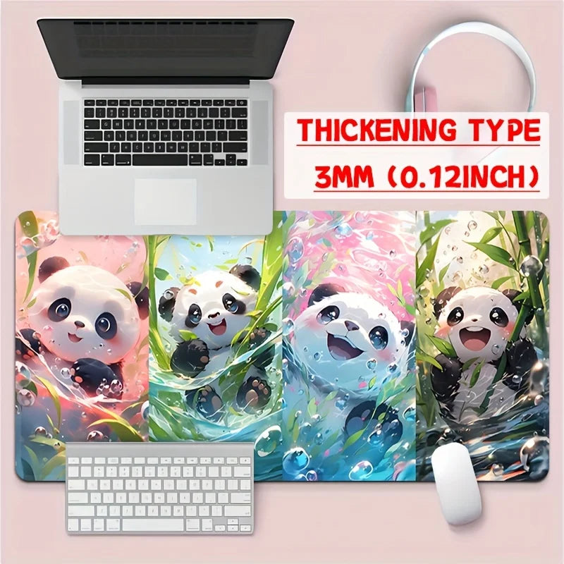 Large Cute Panda Mouse Pad Anime