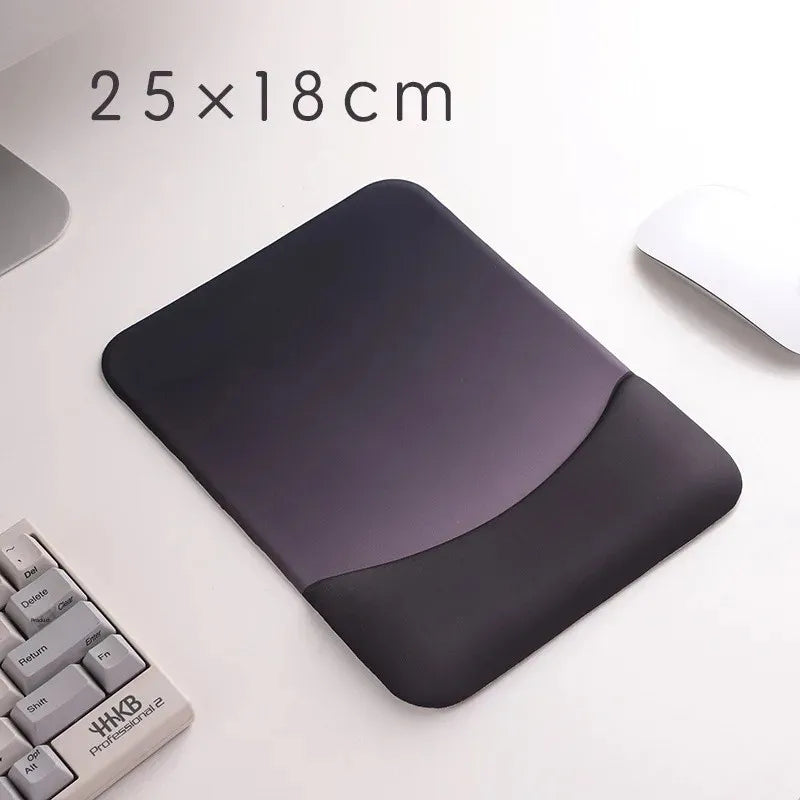 Silicone Wrist Support Mousepad Memory Foam