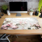 Flowers White Marble