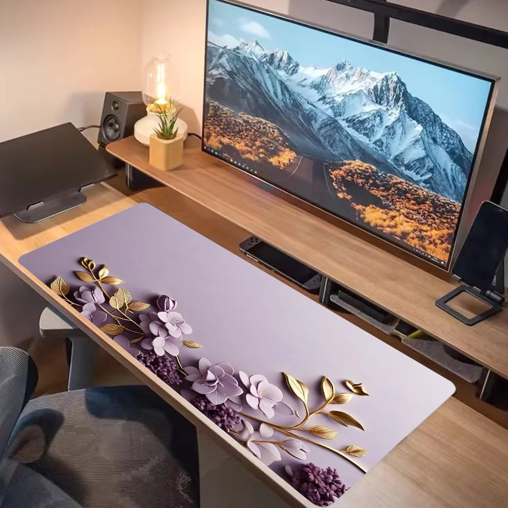 Computer Keyboard Mat Flower