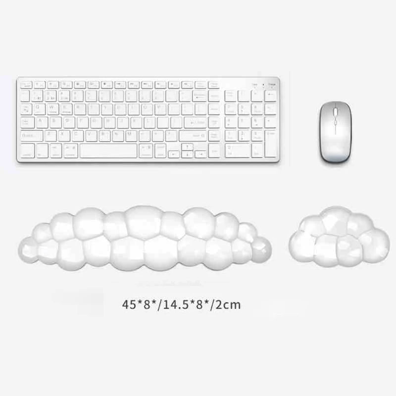 Mouse pad Wrist antislip silicone transparent