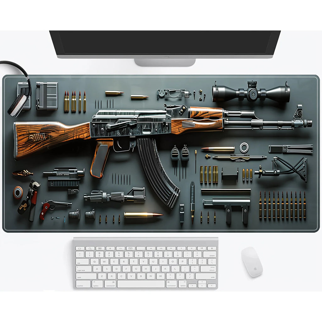 Firearm Design Mouse Pad Gaming