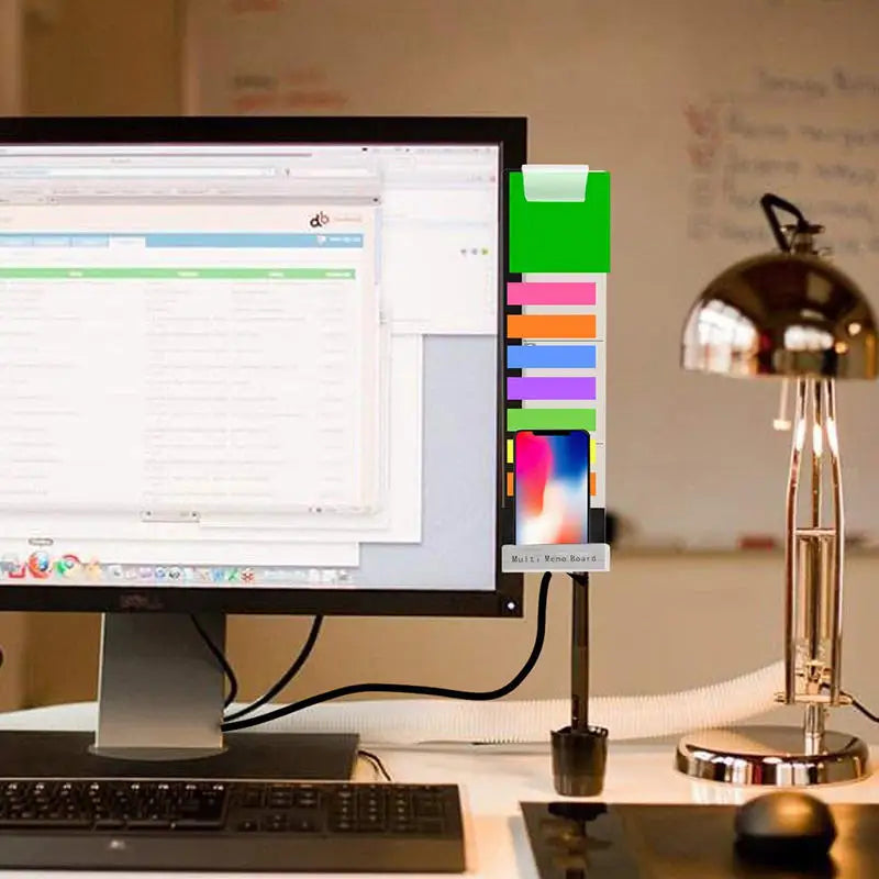 Computer Phone Monitor Memo Board