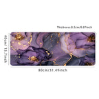 Purple Marble with Gold Edges