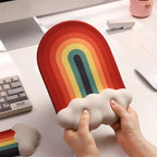 Ergonomic Cloud Wrist Pad - Rainbow Gradient