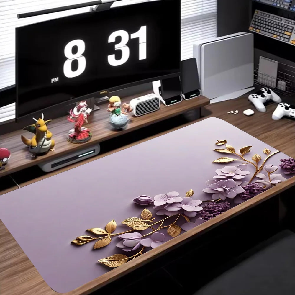 Computer Keyboard Mat Flower