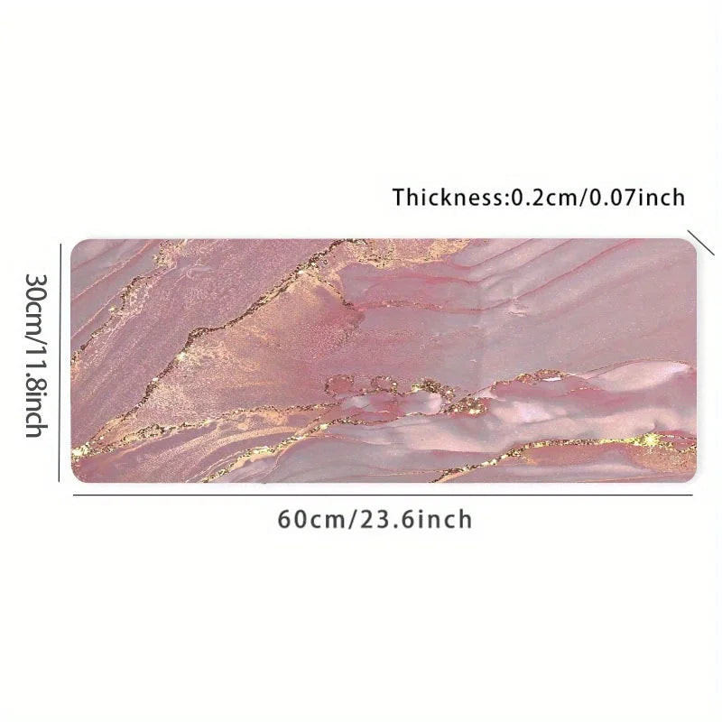 1pc Rose Gold Marble