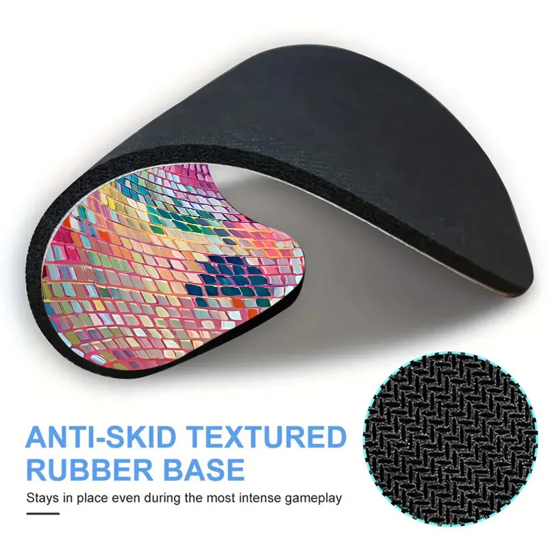 Rubber Round Pink Disco Ball