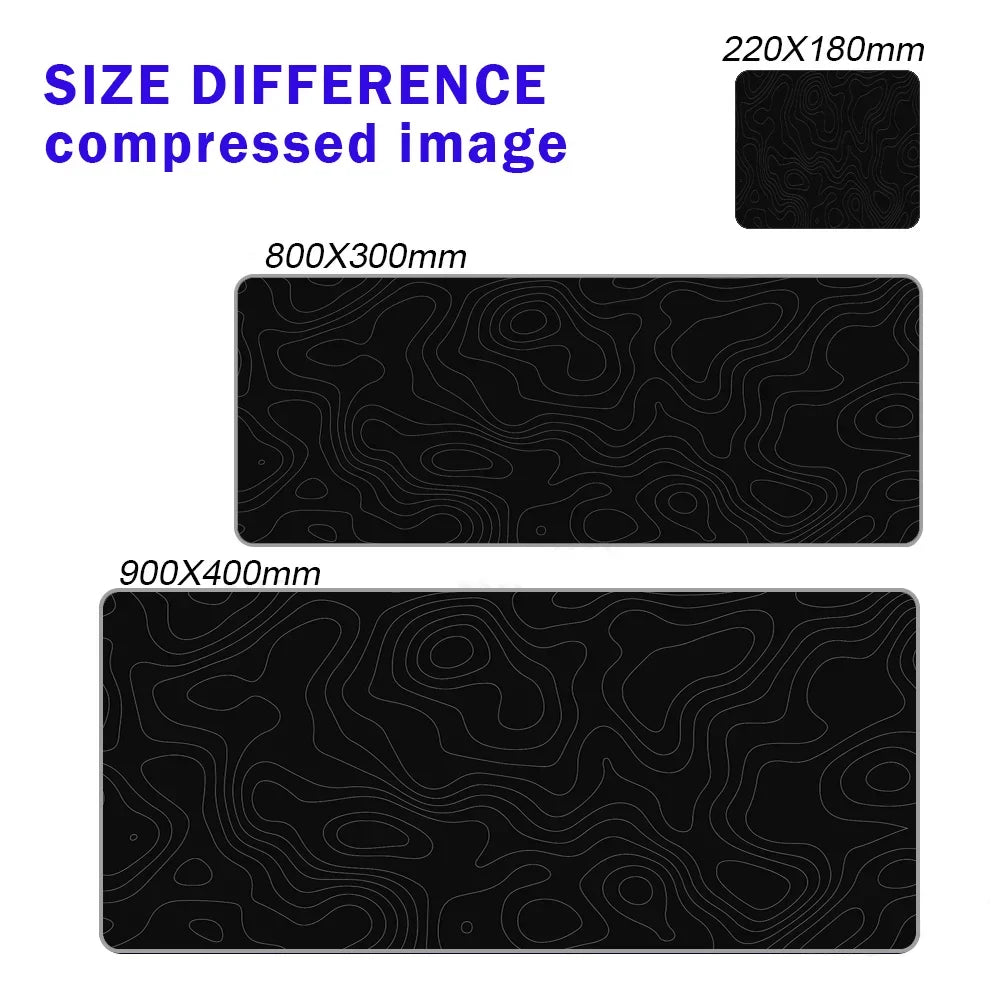 Line Liquid Mouse Pad Topographic