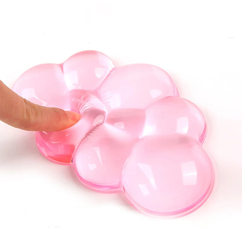 Mouse pad Wrist antislip silicone transparent