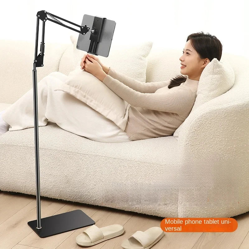 Metal Carbon Steel Flexible Arm Floor Tablet holder stand - Bed Stand For Lying Down Support Cell Phone IPad Bracket Grip